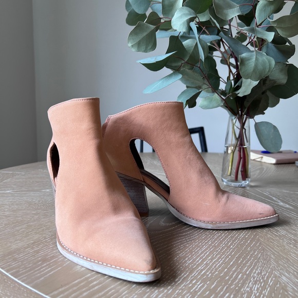 Free People Vegan Suede Ankle Boots - Picture 3 of 3